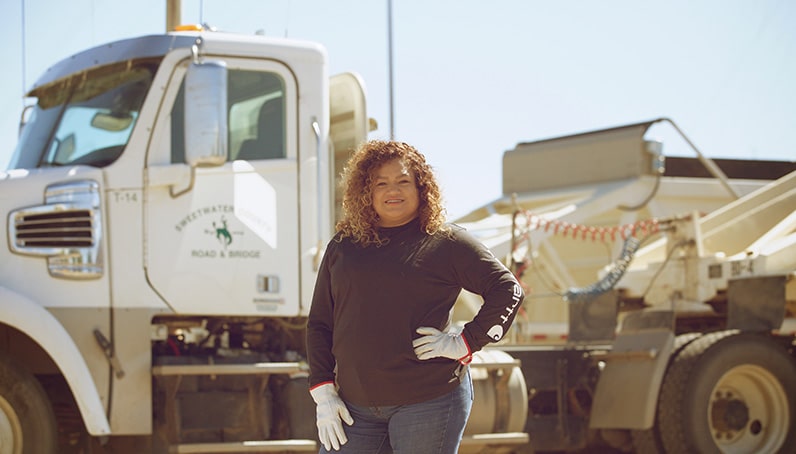 A Climb graduate who now works as a commercial driver.